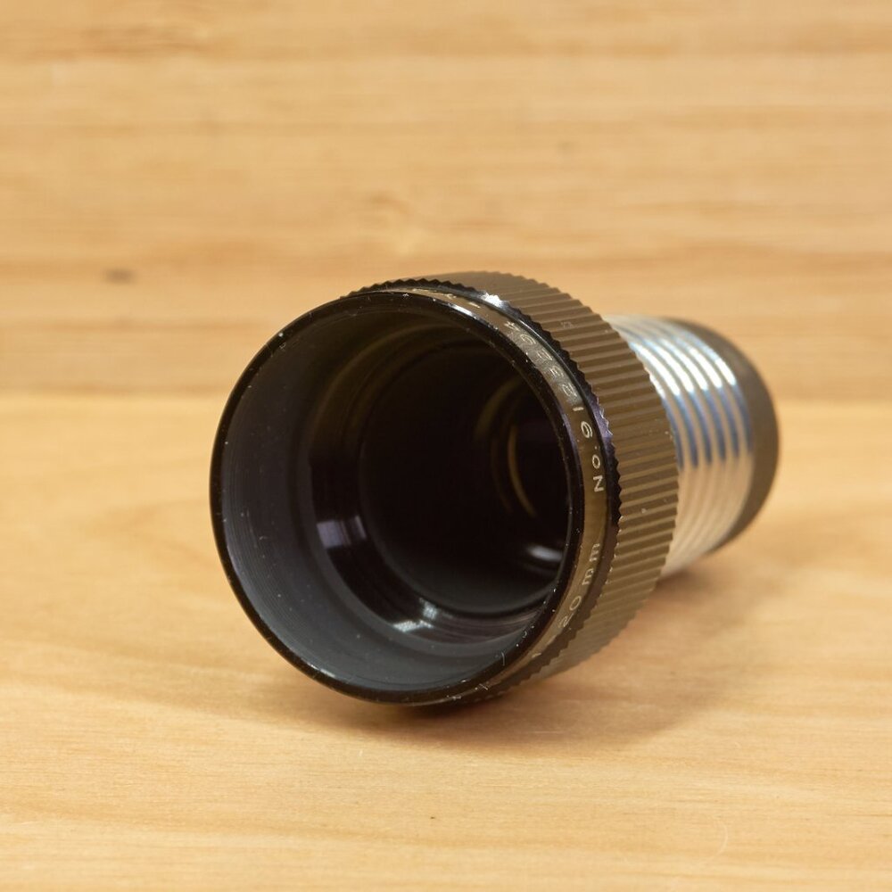 Yashica Yashinon 20mm f/1.4 / 8mm Projector Lens / Japan / Tested Clean